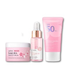 GENERICO - Crema Sakura 50g + Serum Japan Sakura 17ml + Protector solar SPF50