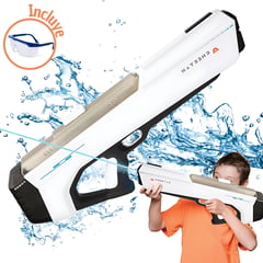 GUND - Pistola De Agua Eléctrica Para Niños y Adultos Blanco