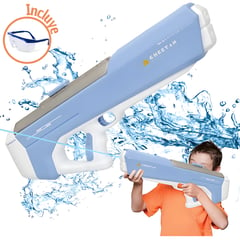 GUND - Pistola De Agua Eléctrica Para Niños y Adultos Azul