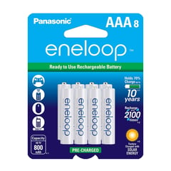 Pilas Recargables Eneloop AAA x8 750mAh