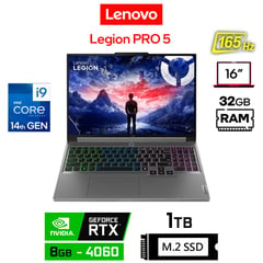 LEGION 5 PRO 16IRX9 CORE I9-14900HX - SSD 1TB - RAM 16GB DDR5 - 16´´WQXGA - RTX 4060 8GB