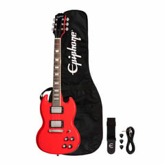 EPIPHONE - Guitarra SG Power Players-ES1PPSGRANH1-Lava roja