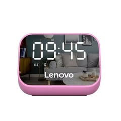 LENOVO - Reloj Despertador Con Altavoz Multifuncional TS13 Rosado