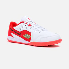 NEW ATHLETIC - Zapatillas Football Slabs55 Blanco Con Naranja Hombre