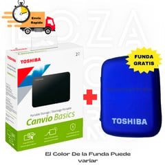 TOSHIBA - Disco Duro Externo Canvio Basic 2TB