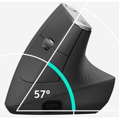 LOGITECH - MX Vertical Mouse Inalámbrico Ergonómico