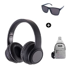 BLACKSHEEP - Audifonos Headphones Smoke 2 BT Black + Lentes + Morral