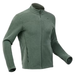 QUECHUA - Casaca Polar de montaña y trekking Hombre MH120 - Verde