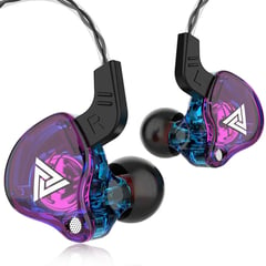 QKZ - Audifonos In Ear Ak6 Basshead Con Microfono Purpura