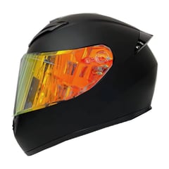 CES - CASCO MOTO CERTIFICADO NEGRO MATE - TALLA M