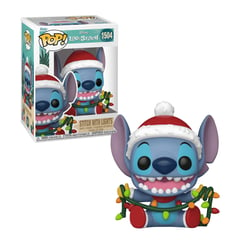 FUNKO - Stitch Navideño con Luces Pop 1504 Lilo y Stitch