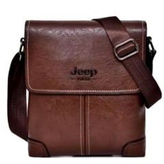 JEEP - Morral de lujo Buluo de cuero PU para hombre