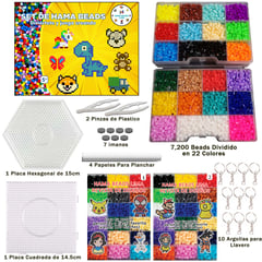 GENERICO - Hama Beads KIT 22 COLORES