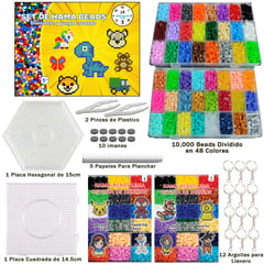 GENERICO - Hama Beads KIT 48 COLORES