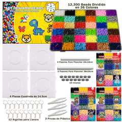 GENERICO - Hama Beads KIT DE 36 COLORES