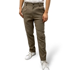 ABORIGEN - Pantalon Sastre Con Pinzas Marron Claro De Hombre -