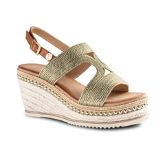 VIA UNO - Sandalias 6W9304-5 Gold - Mujer