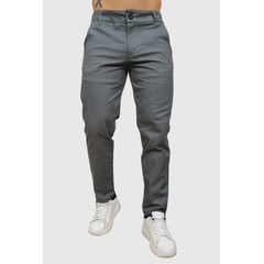 J JERAOUS - PANTALOM JERAOUS DRILL STRECH Verde Cemento