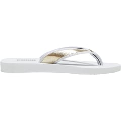 PUMA - Sandalias Sandy Flip Metalic Shine 395426 01 Blanco para Mujer