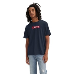 LEVIS - Polo Hombre Ss Relaxed Fit Tee Azul Oscuro