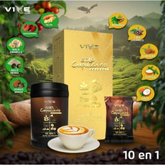 VIVE - CAPUCCHINO GOLD GOURMET 10 EN 1 ALTA NUTRICIÓN