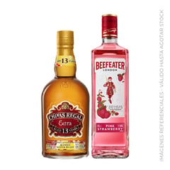 CHIVAS REGAL - PACK WHISKY EXTRA 13 AÑOS 700ML+ GIN BEEFEATER PINK 700ML