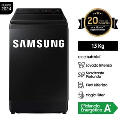 SAMSUNG - Lavadora Ecobubble 13KG WA13CG5441BVPE Negro