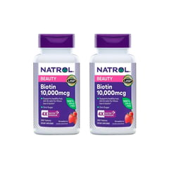 NATROL - Biotina 10000 Mcg - 250 Tabletas 2 UNIDADES