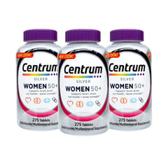 CENTRUM - Silver Women 50+ Multivitaminico 275 Tabletas 3 Unidades