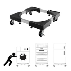 GENERICO - Soporte Base Ajustable con Ruedas para Electrodomesticos