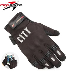 PROBIKER - GUANTES PARA MOTO CITY IMPERMEABLES REFLECTIVOS CON TACTIL TALLA XL