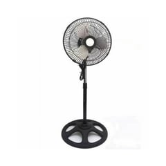 GENERICO - VENTILADOR PEDESTAL DE 10 PULGADAS BOSSNEY NEGRO