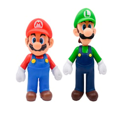 FULL FIGURE - Pack 2 Figuras Mario y Luigi 10cm - 12cm Calidad PVC