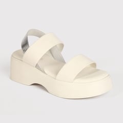 STHEF - Sandalia casual para mujer - BLANCO