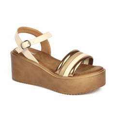 STHEF - Sandalia casual para mujer - BEIGE