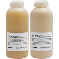 DAVINES - Shampoo Nutritivo 1000ml + Acondicionador Nounou