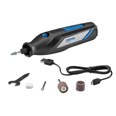 DREMEL - Multiherramienta rotativa inalámbrica 4V 7350 + 5 accesorios