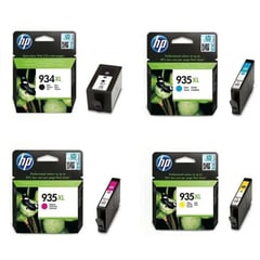 HP - Kit Tinta 934XL 935XL Cyan Magenta Amarillo Negro