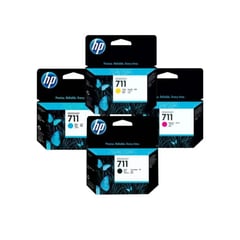 HP - Kit Tinta 711 29ml Cyan Magenta Amarillo Negro