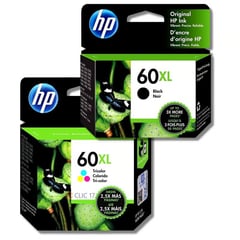 HP - Kit Tinta 60XL Negro Tricolor Orginal