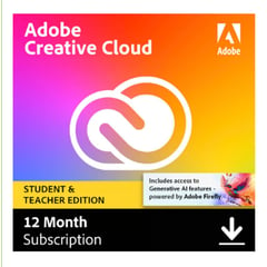 ADOBE - Licencia de Creative Cloud 1 Año Windows /Mac