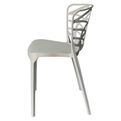 ARKIMUEBLES - Silla de polipropileno modelo Charlize gris