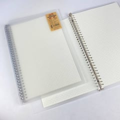 GENERICO - Cuaderno binder A4 cuadriculado 30 anillos metálicos