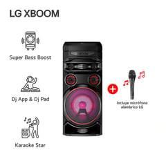 LG - Torre de Sonido XBOOM RNC7 Multi-Bluetooth Karaoke Star