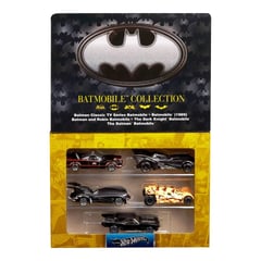 DC COMICS - Hot Wheels DC 80 aniversario Batman pack 5