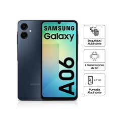 SAMSUNG - Celular Galaxy A06 4G 64GB 4GB Negro