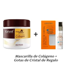 LANOSTERIN - Mascarilla Capilar de Colágeno - Karseell + Gotas de Cristal de Regalo