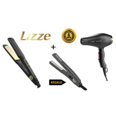 LIZZE - PACK SUPREME PLANCHA 485°F + SECADORA 2600W + REGALO MINIPLANCHA