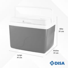 DISA SOLUCIONES ECOEFICIENTES - COOLER GRIS DE 22 LTS