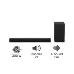 LG - Soundbar S40T 300w Bluetooth Ai Sound Pro 2024